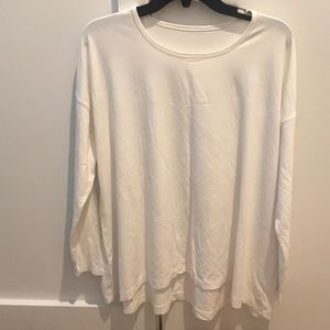 Long sleeve white lululemon top